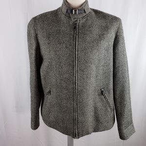 Ralph Lauren herringbone tweed lined jacket
